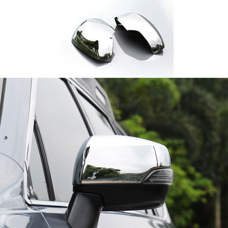 for Subaru Outback 2015-2017 ABS Chrome Rear View Side Mirrors Cover Trims 2PCS
