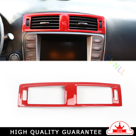 Middle Air Outlet Vent Cover Trim Inner 1PCS Fit for Lexus IS 2006-11 Bright Red
