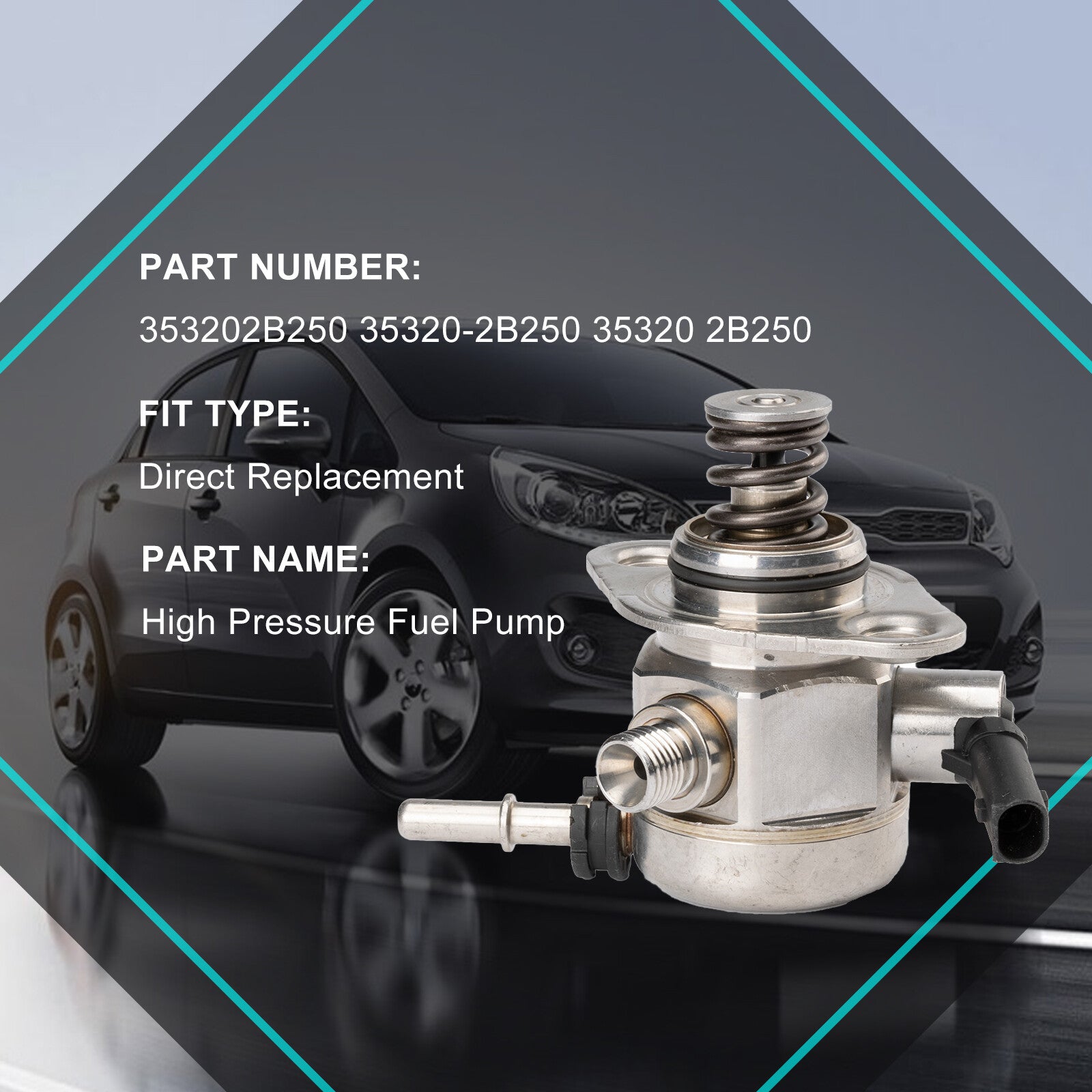 35320-2B250 High-Pressure Fuel Pump for 2018-2019 for Hyundai -accented for Kia Rio 1.6L