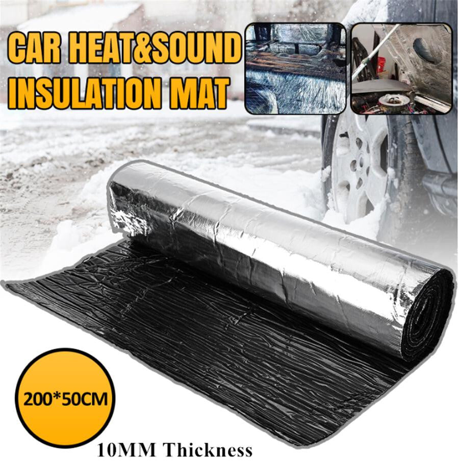 200X50CM Sound Deadener Noise Proof Mat Car Firewall Heat Shield Insulation 10MM
