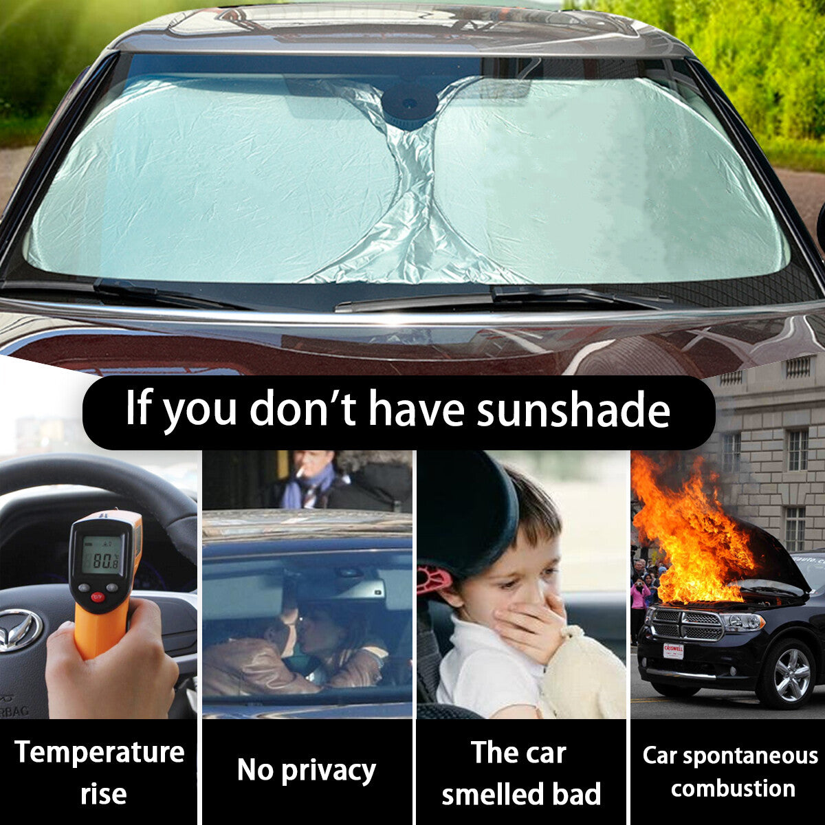 for BMW Car SUV Front Windshield Sun Shade Heat Block Screen Cover Accessories
