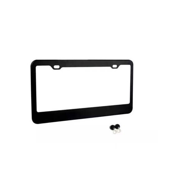 Car license plate frame cover cap rear trunk boot matte black suitable for VW