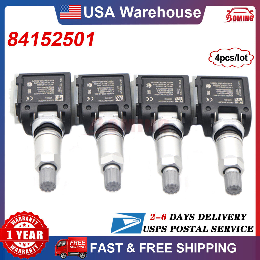 4-piece kit for Chevrolet Silverado for GMC trailer tire sensors 84338125 85110397 - new
