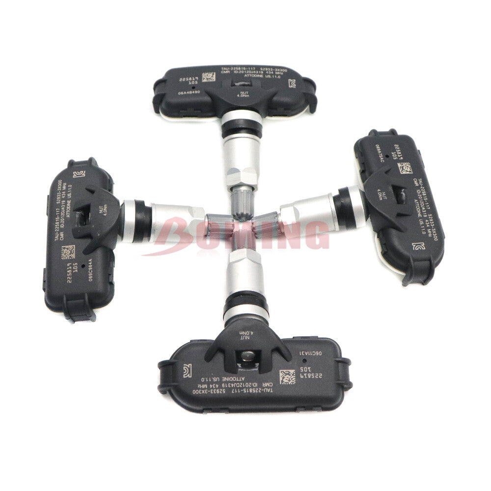 4-pack 52933-3X300 TPMS tire pressure sensors for Hyundai for Elantra HD MD 434MHz