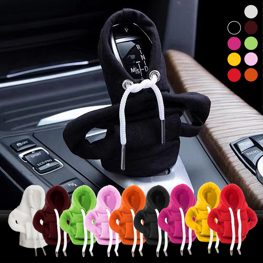 Car Gear Shift Cover for Mini Hoodie Gear Shift Cover for Car Shifter Interior Trim