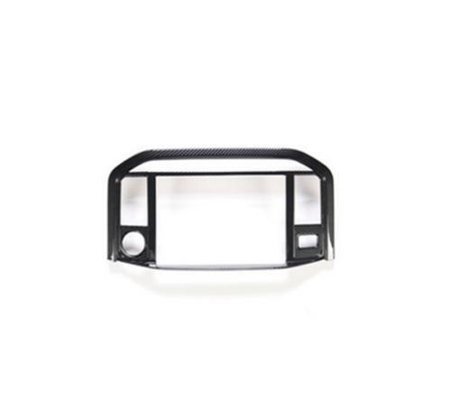 Carbon fiber style center console navigation panel suitable for Ford F-150 (2021-2022)
