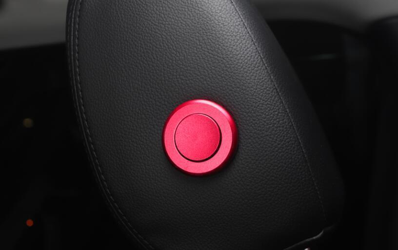 for Defender 110 2020-2025 Red Aluminium for Seat Headrest Button Ring Cover Trim 5P