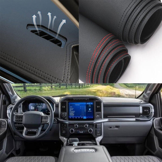 1P PU leather Dashboard Dash Mat Non-slip DashMat Sun Shade for Ford F-150 2021+