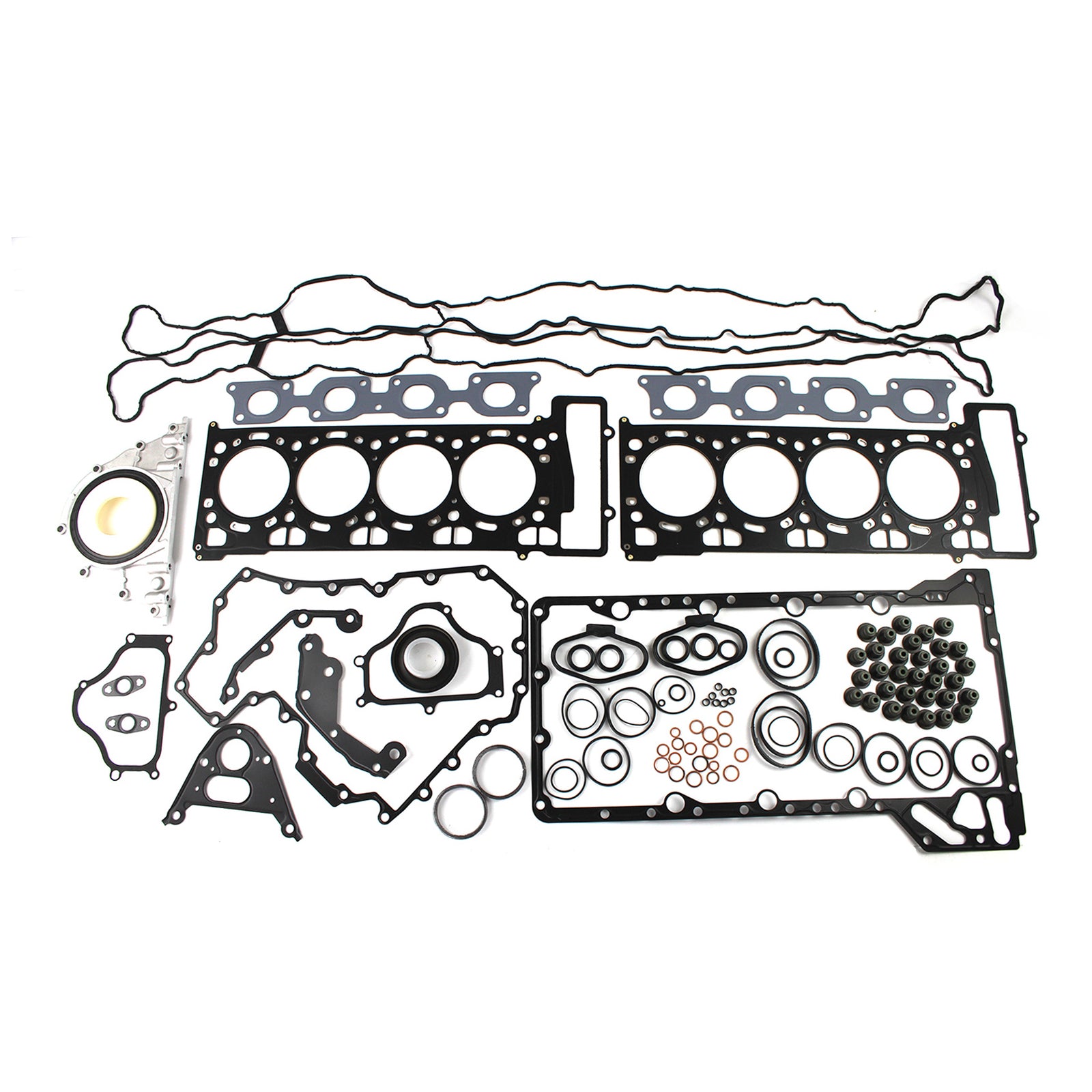 N63 Engine Overhaul Rebuild Kit Main Bearings Guide Set Pistons Rings for BMW