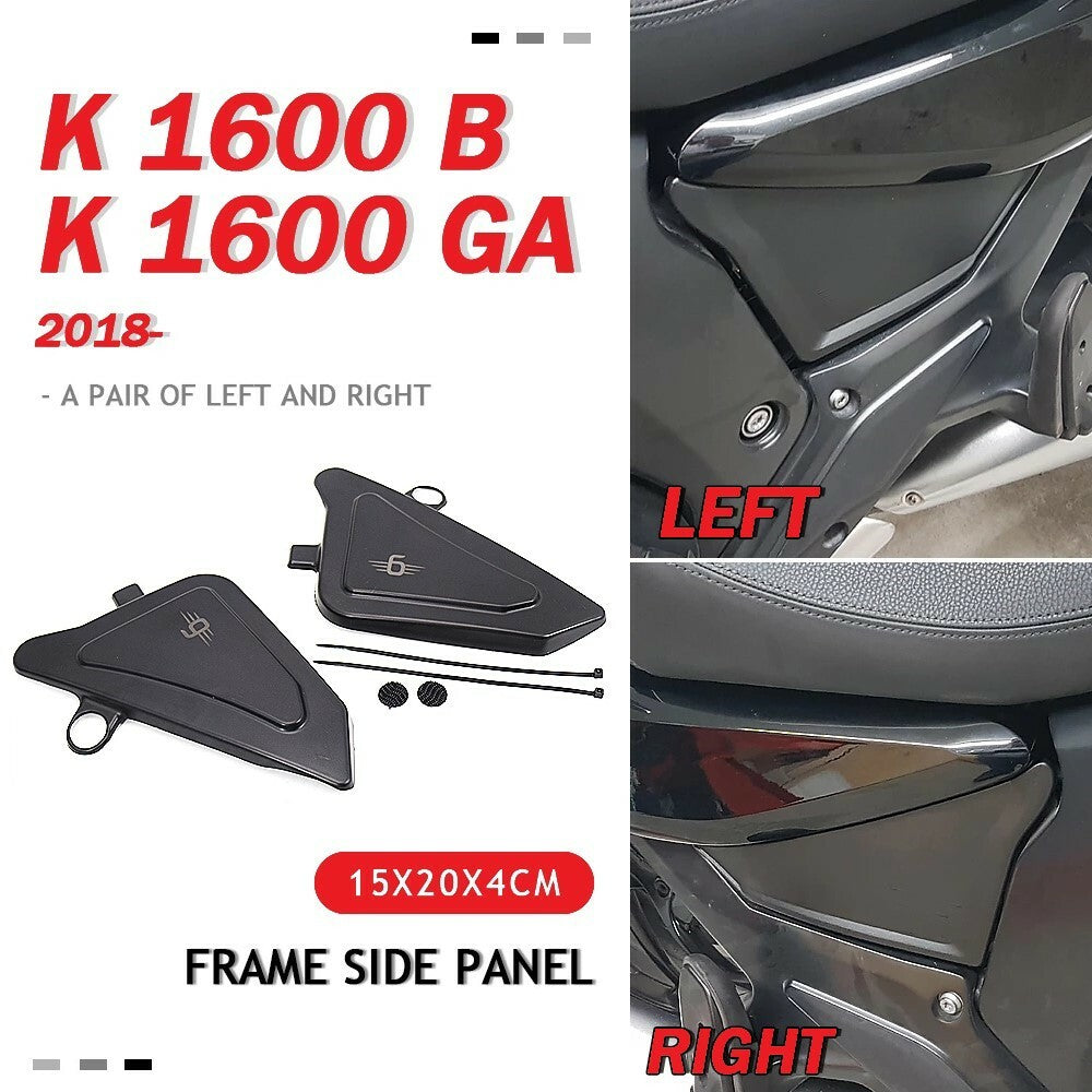Frame Side Panel For K1600B K1600GA K1600 Grand America Bagger Tank Trim 2018 +