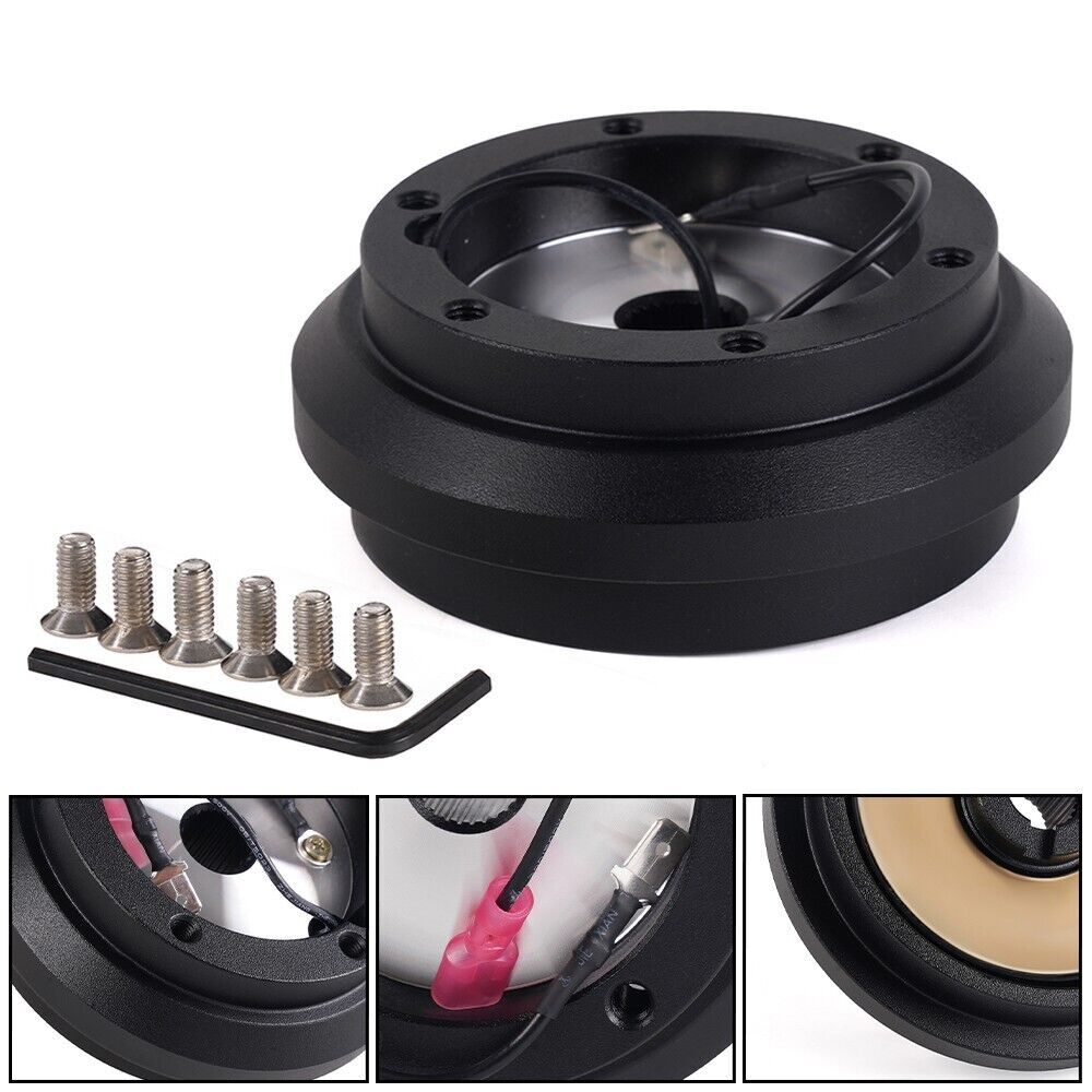 190H Aluminum Steering Wheel 6-Hole HUB Adapter Kit for 87-91 Prelude