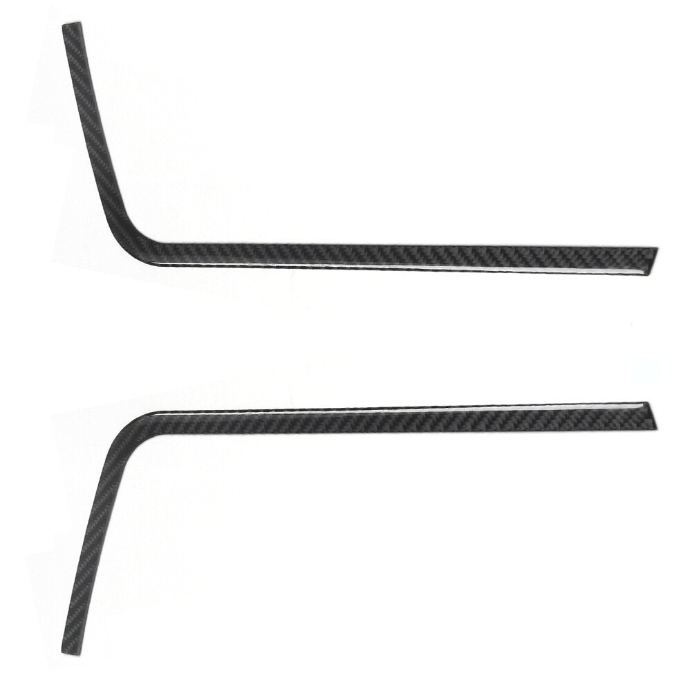 2X Carbon Fiber Front Door Storage Accent Cover Trim for Chrysler 300 2005-2007