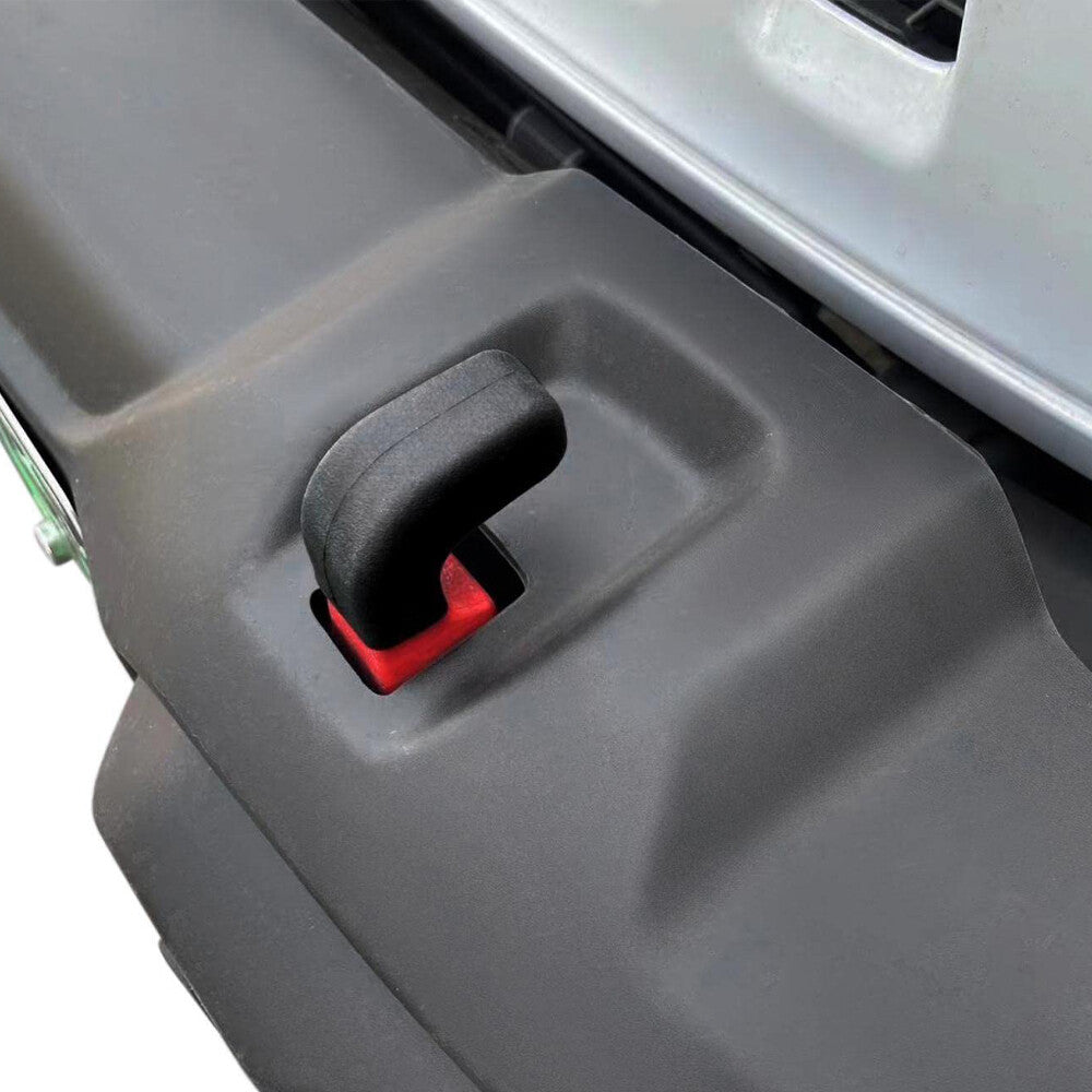 Front Factory Bumper Tow Hook Cover Trim for Jeep for Wrangler JK JL JT 07-23 Black