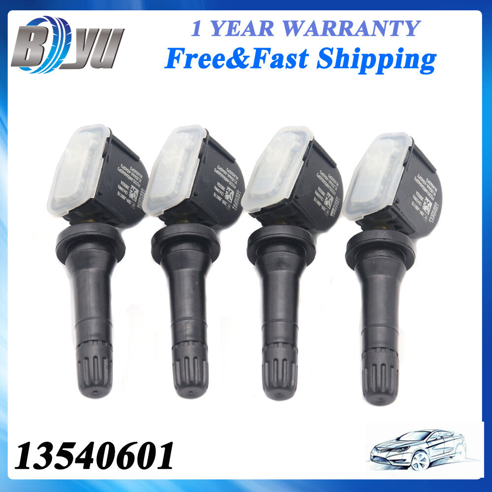 4X 13540601 TPMS Tire Pressure Sensor for 2006-18 for Chevrolet for Cadillac for GMC for Pontiac