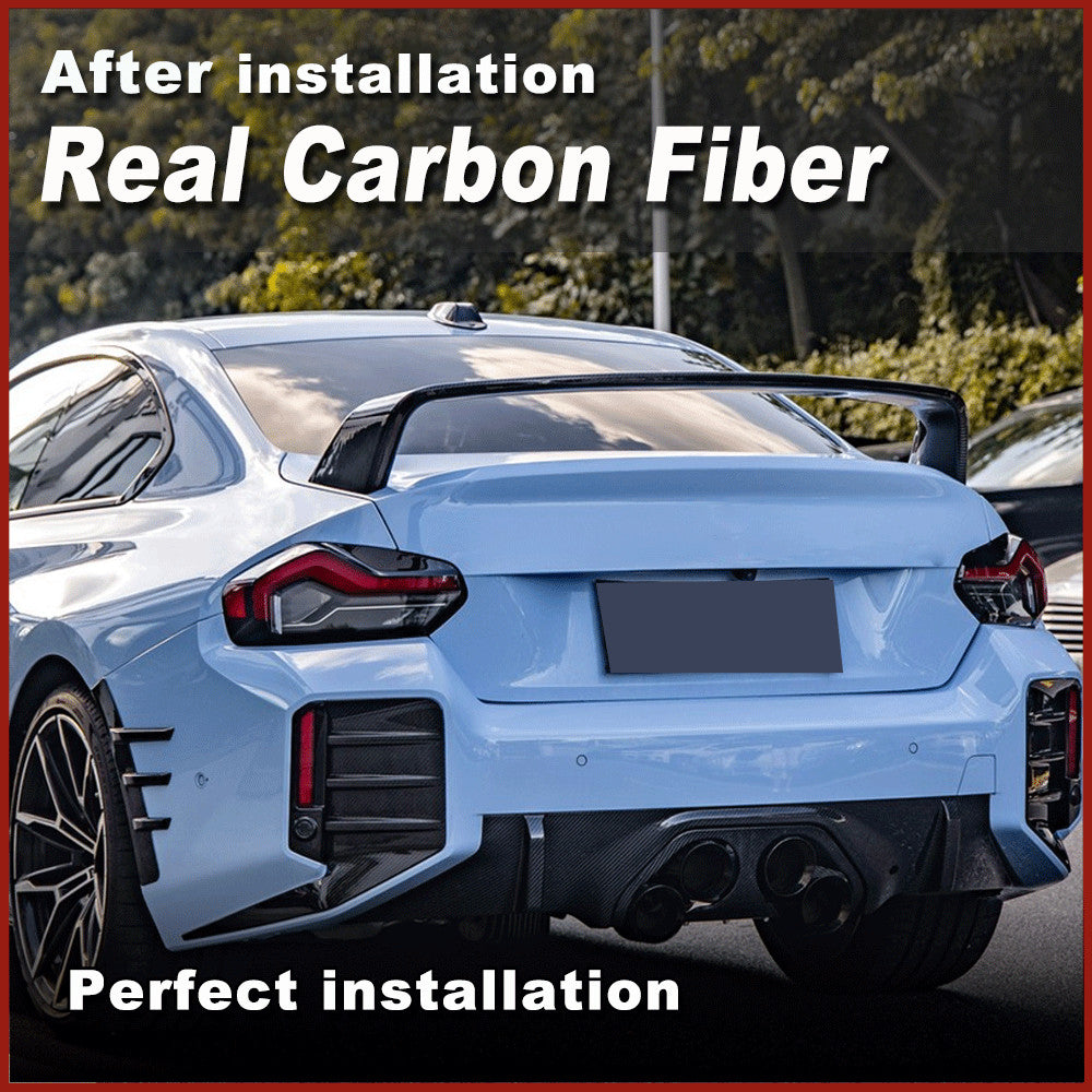 Fit for BMW G87 M2 Coupe 2022-2024 DRY CARBON Rear Boot Spoiler Trunk Wing Lip