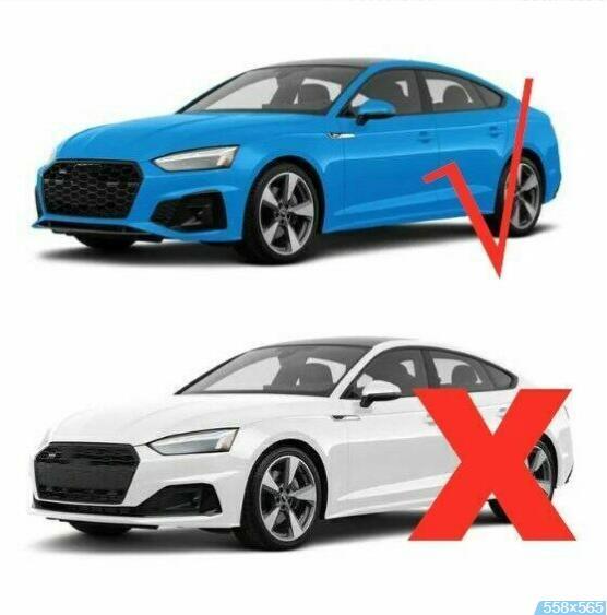 for AUDI A5 S5 2020-21 Carbon fiber ABS Front Fog Light Lamp Frame Cover Trim 2x