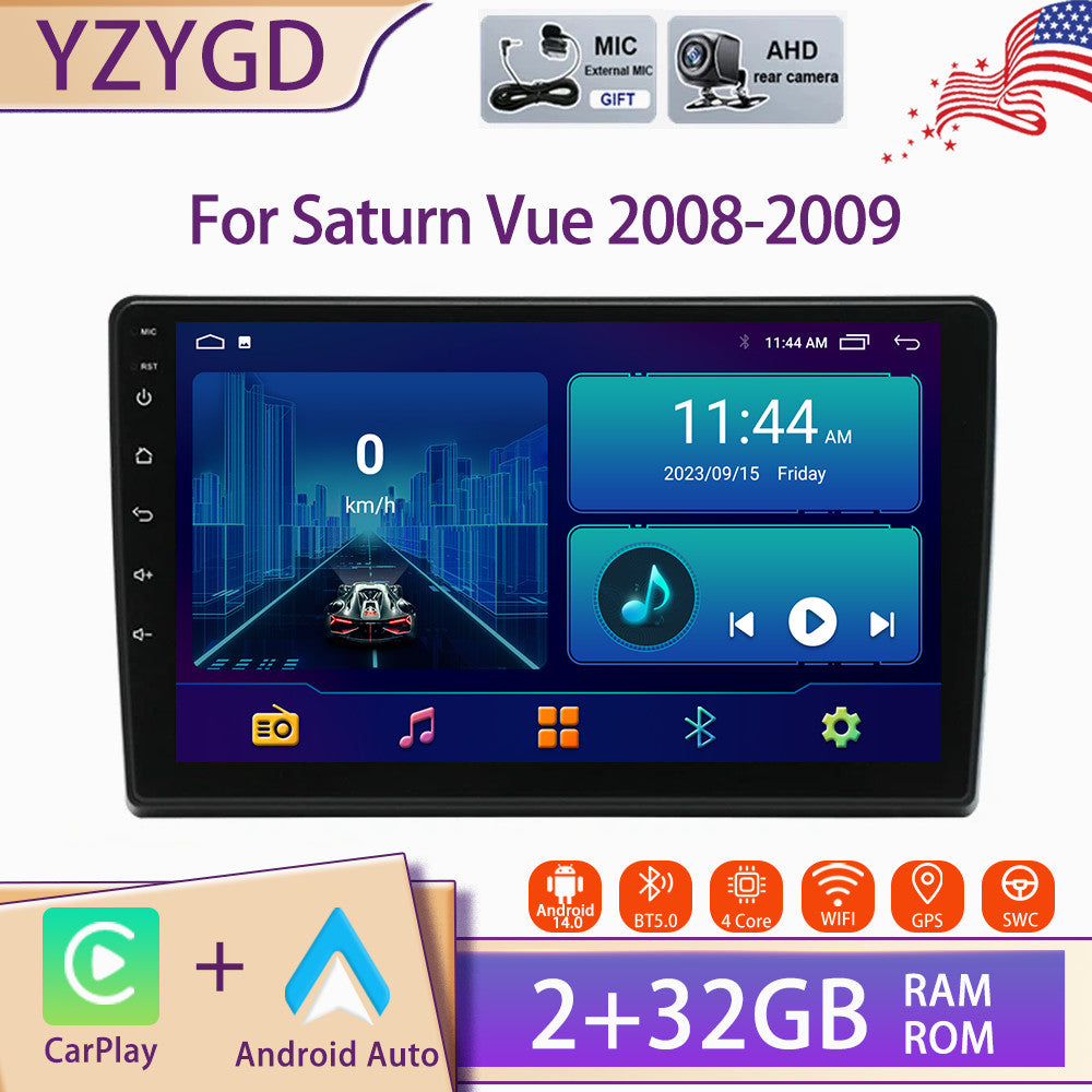Android Auto Carplay for Saturn Vue 2008-2009 Car Stereo Radio GPS Player Screen
