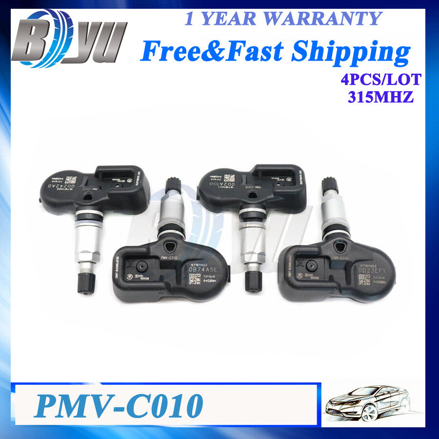 Set of 4X TPMS 42607-30060 PMV-C010 New Tire Pressure Sensor for Toyota for Lexus