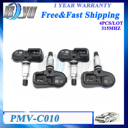 Set of 4X TPMS 42607-30060 PMV-C010 New Tire Pressure Sensor for Toyota for Lexus