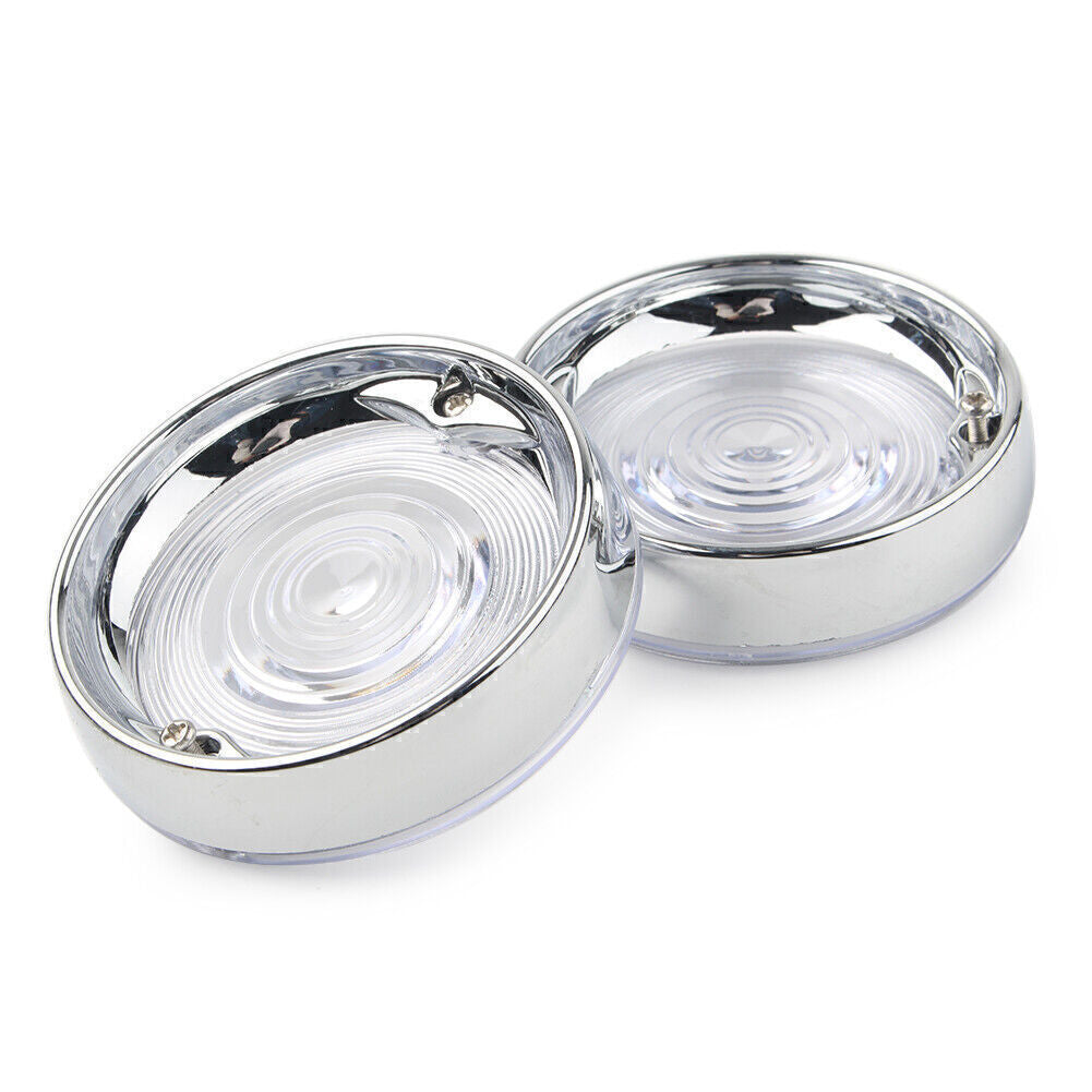 2X 3.25 Turn Signal Light Clear Lens Cover for Harley Electra Glides Road King