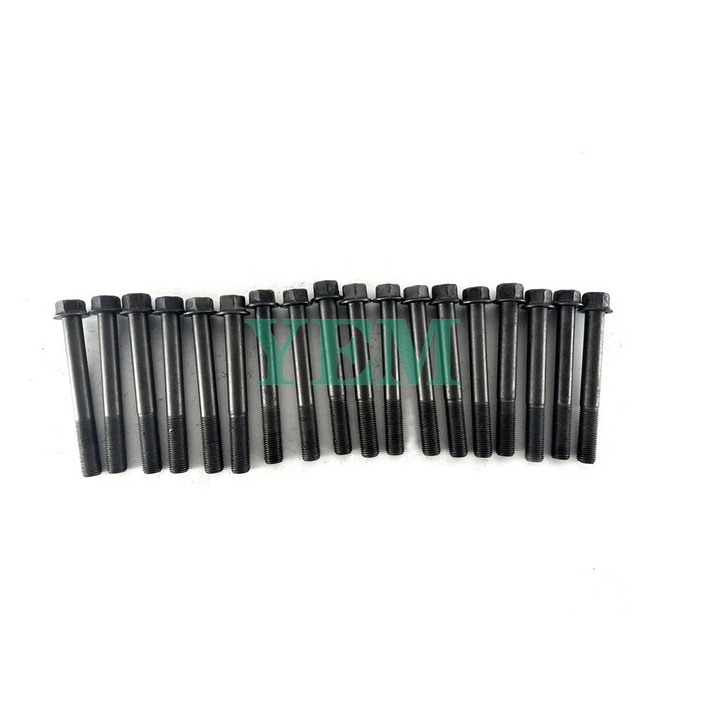 1 Set Engine Head Bolt 18pcs For Yanmar 4D84-1 Engine 4D84-1 Cylinder Head Bolt