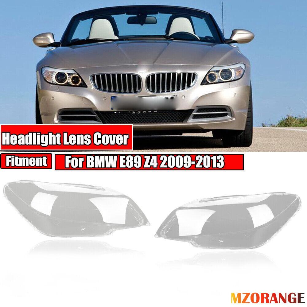 2¡Á F¨¹r for BMW E89 Z4 2009-2016 Scheinwerferglas Linse Abdeckung Links+Rechts NEU