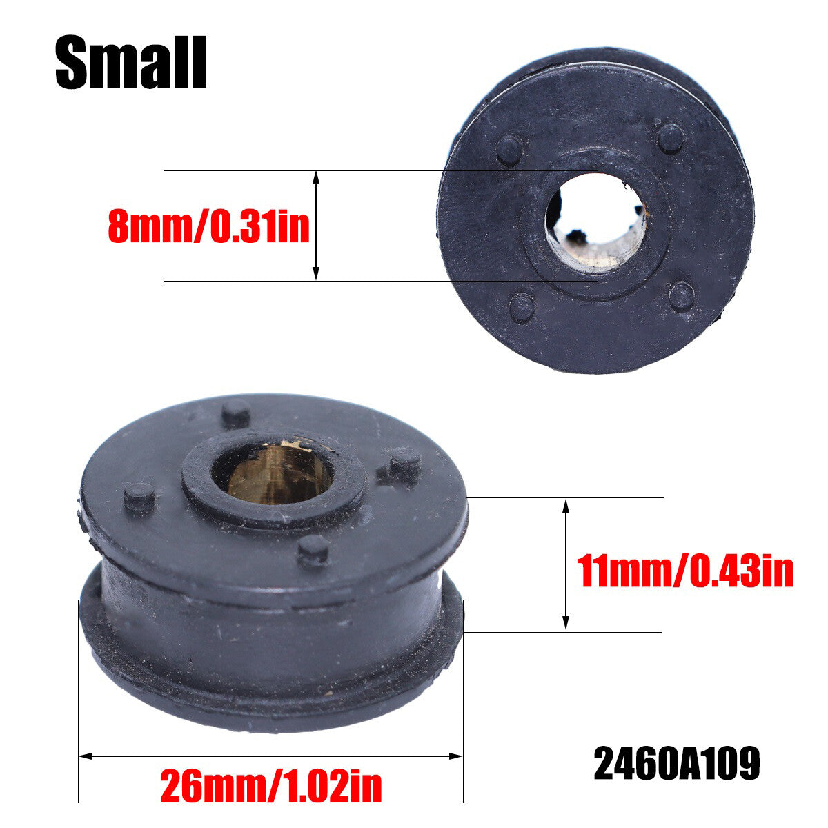 3X Bushing for Hyundai Getz Gearbox Shifter Lever Control Cable Linkage Both End