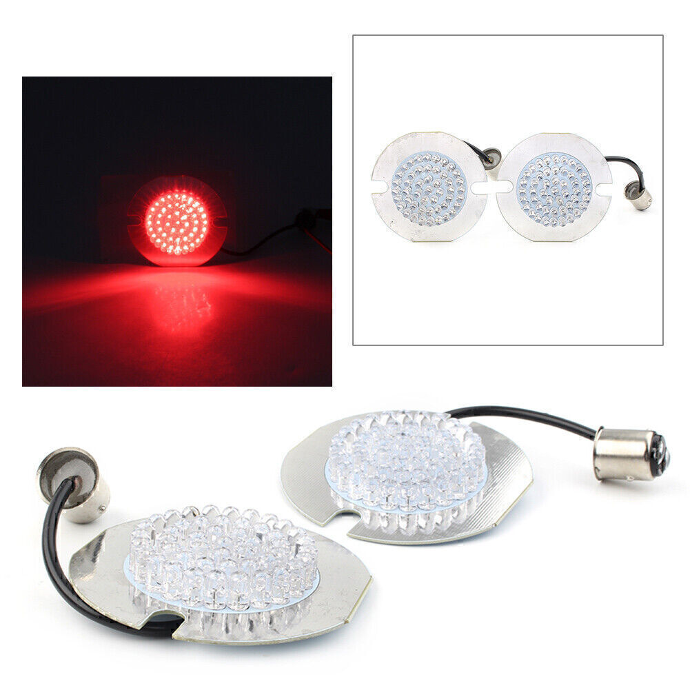 1157 LED Turn Signal Light Indicator for Harley Electra/Ultra/Road Glide Red 2PC