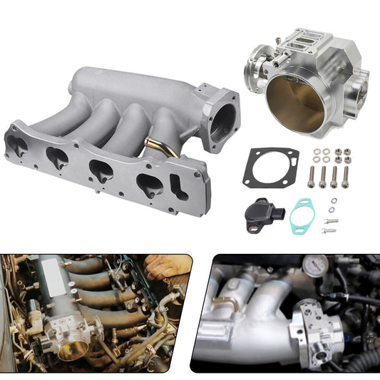 70MM Throttle Body+K-Series Intake Manifold for Honda for Acura K20 K24 K24A2 K20Z3