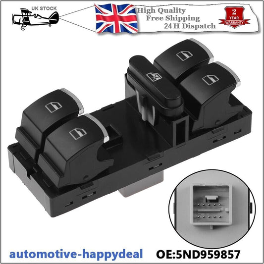 Electric Master Window Panel Switch for VW for Passat for Golf MK5 MK6 for Jetta 5ND959857