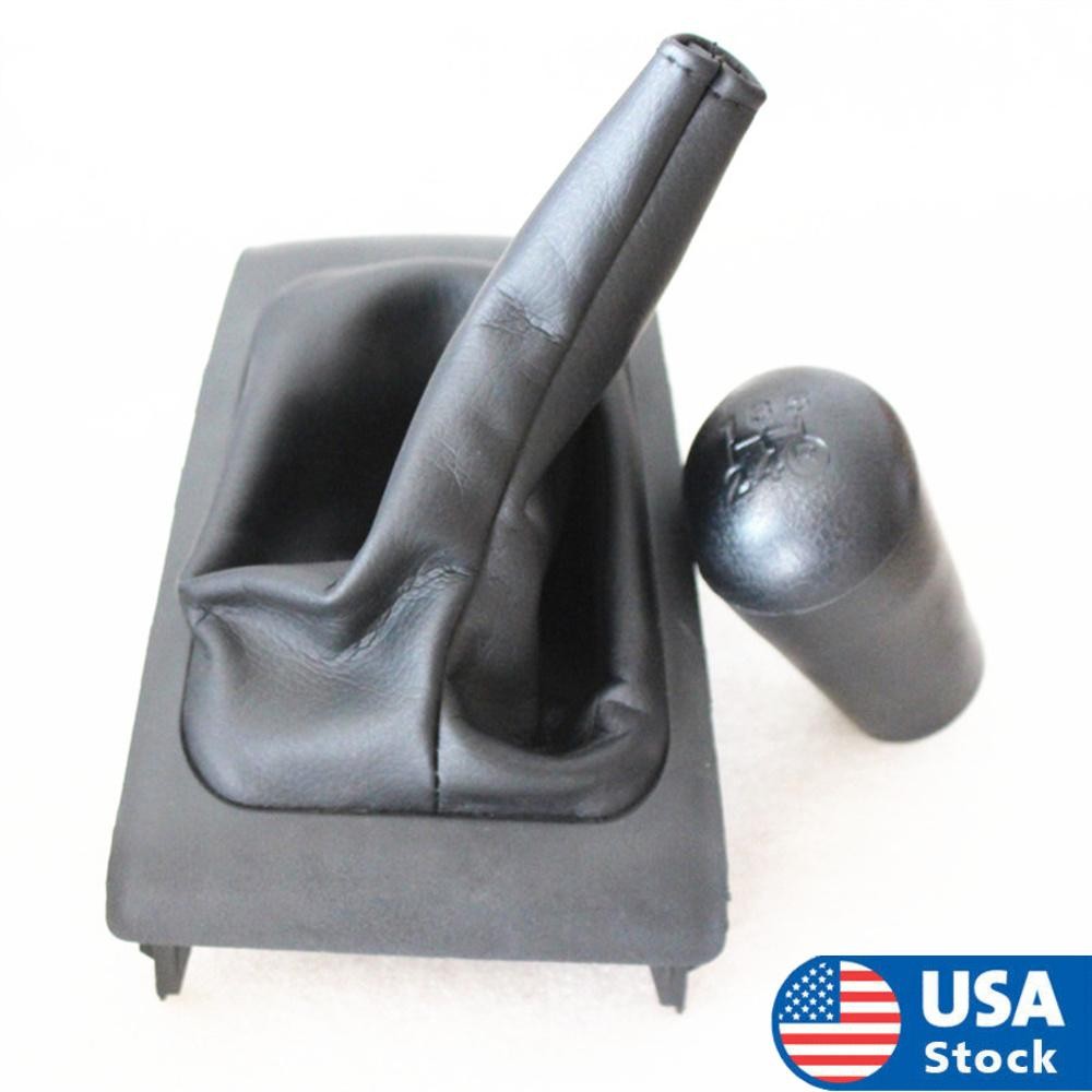 5 Speed Manual Gear Shift Knob + Shifter Boot PU Leather for Toyota Tacoma 05-12