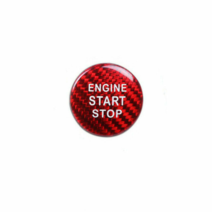 Carbon fiber engine start/stop button cover for Subaru BRZ and for Toyota 86 (2013-19)