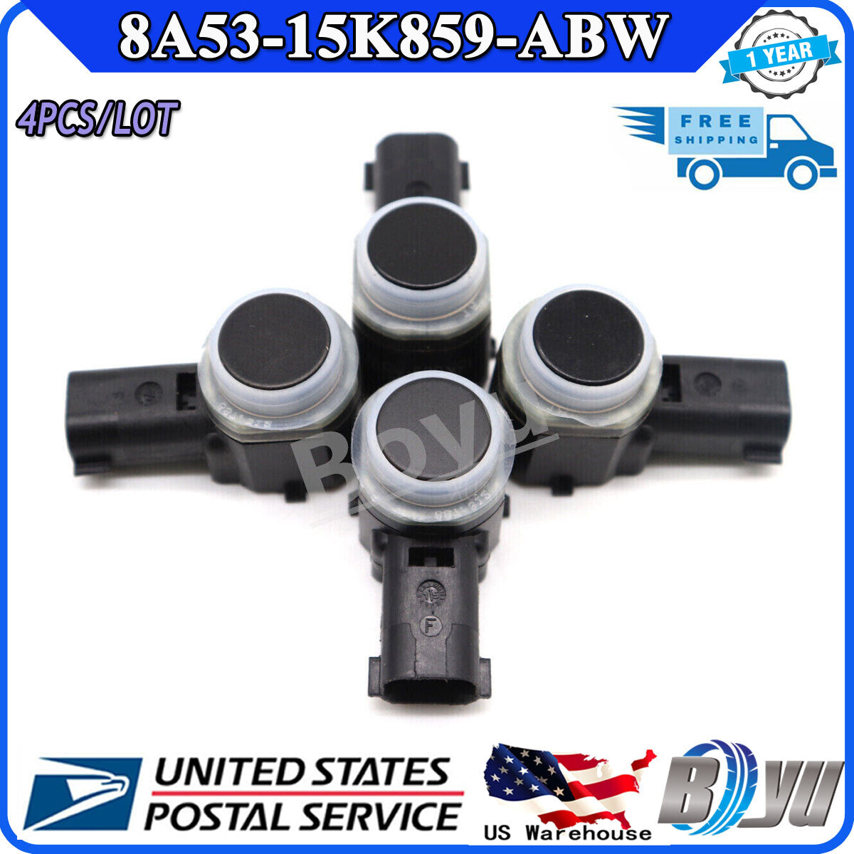 New Bumper Parking PDC Aid Sensor Black for Ford Focus Explorer 8A53-15K859-ABW