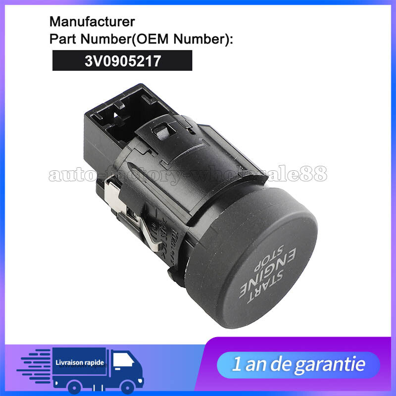 BOUTON START ENGINE STOP POUR for SKODA OCTAVIA SUPERBE KODIAQ KAROQ SCALA NEUF