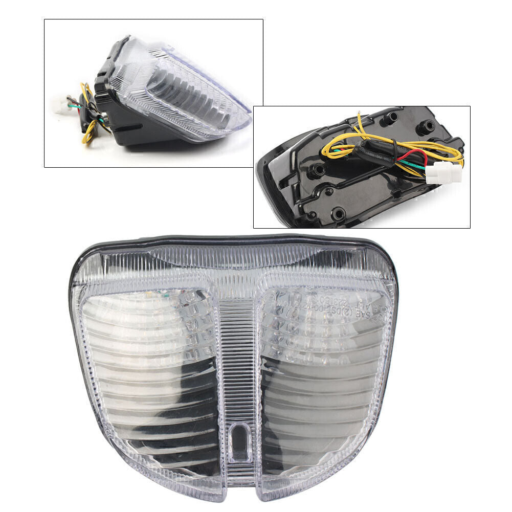 Rear Clear LED Tail Turn Signals Light for 2006-2007 for SUZUKI GSXR 600/750