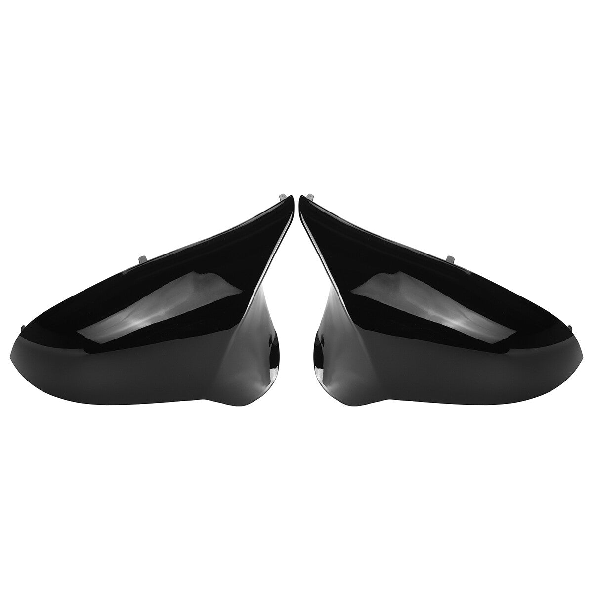 2-piece rearview mirror caps for 2015-2019 for BMW F80 M3 F82 M4 in gloss black.
