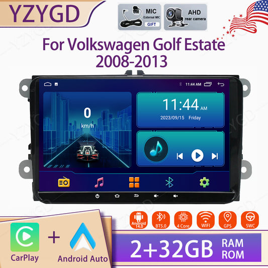 Carplay Car Radio for Volkswagen for Golf Estate 2008-2013 Stereo GPS Navi Screen BT