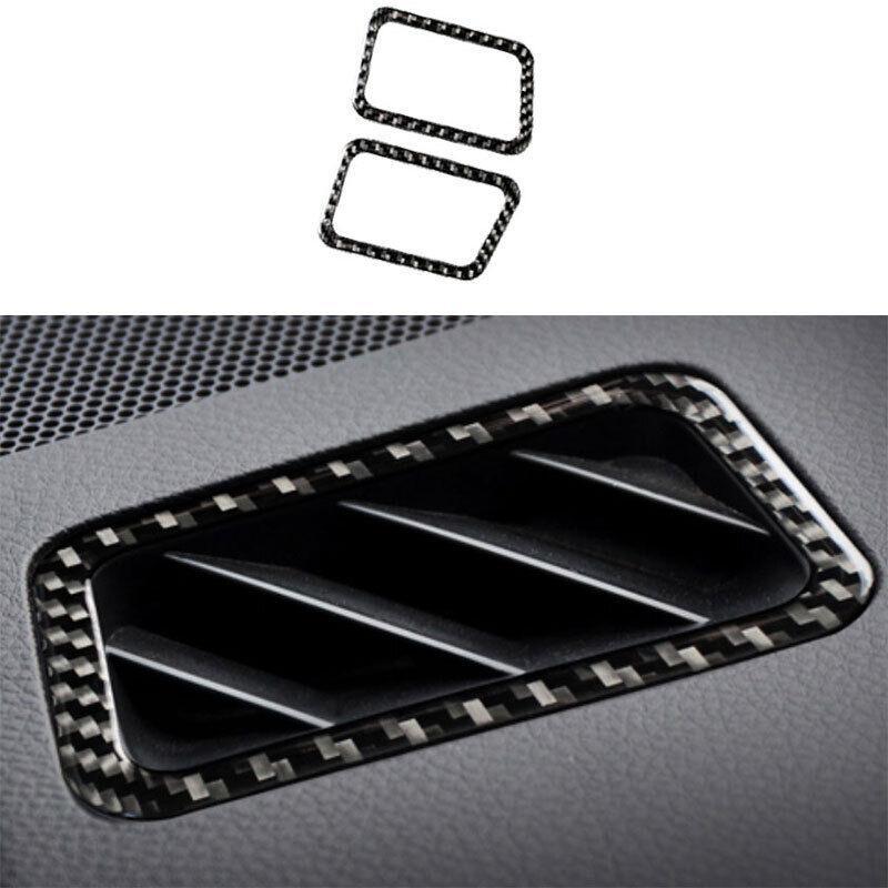 Real Carbon Fiber Instrument LR Air Outlet Vent Trim for Subaru Forester 14-18