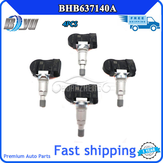 Suitable for Mazda CX-5 MX-5 MIATA 2009-014 BHB637140A 4x TPMS tire pressure sensors.