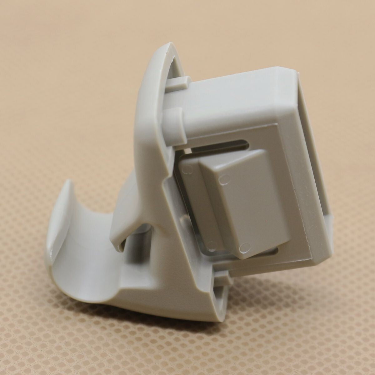 New Beige Sun Visor Clip Holdor Hook for Mitsubishi Outlander, PHEV MR654610