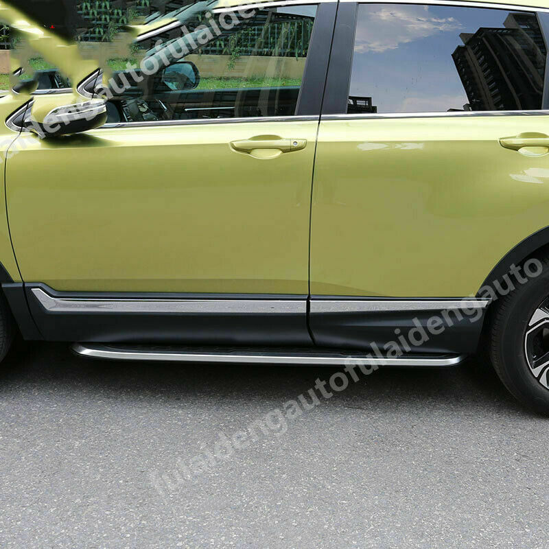 6P Chrome Side Door Body Moulding Cover Panel Trim for Honda CR-V CRV 2017-2022