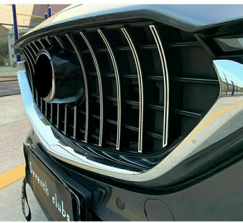 for Mazda CX-5 CX5 2017-21 Gloss Black Front Bumper Center Mesh Grille Grill 1X