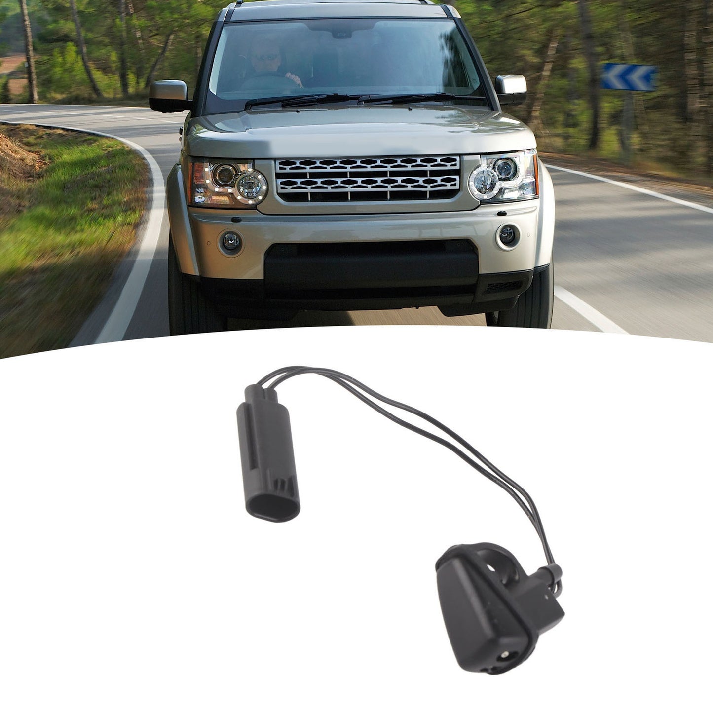 LR048615 Washer Nozzle Windscreen Washer Nozzle ABS For Car