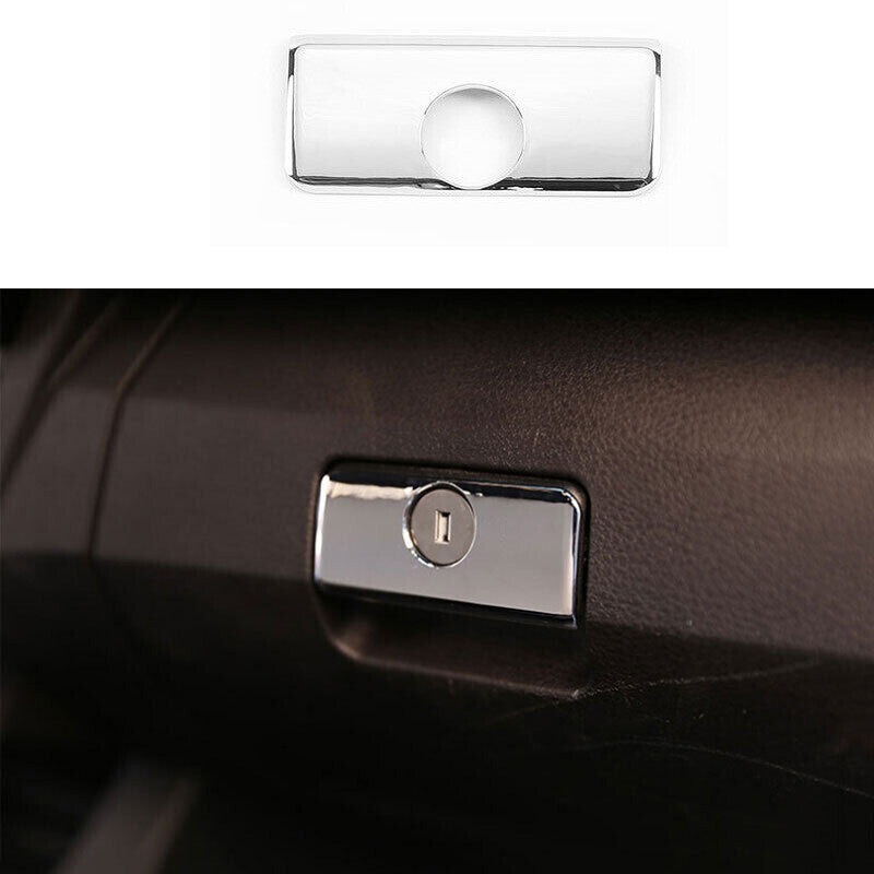Chrome for Co -Pilot Storage Box Handle Cover Trim 1pcs for Toyota Tacoma 2016-2022
