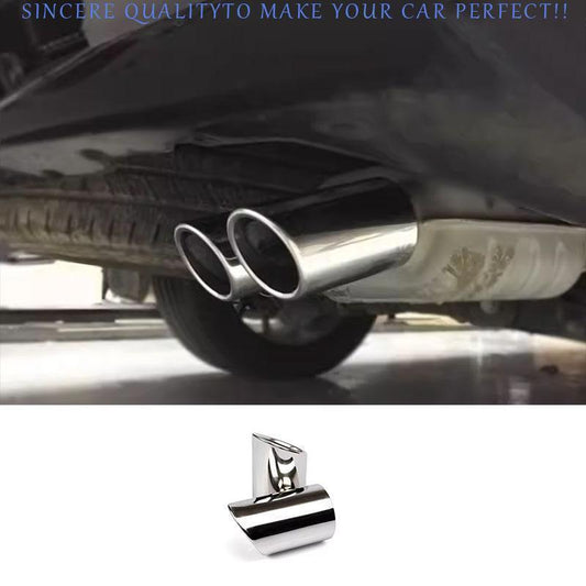 for Lincoln for Navigator 2018-2024 Chrome Rear Tail Exhaust Muffler Tip Pipes 2Pcs
