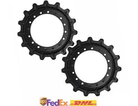 2 Pcs 15 Teeth Sprocket 7270159 16 Bolt Holes for Bobcat T630 T650 Loader