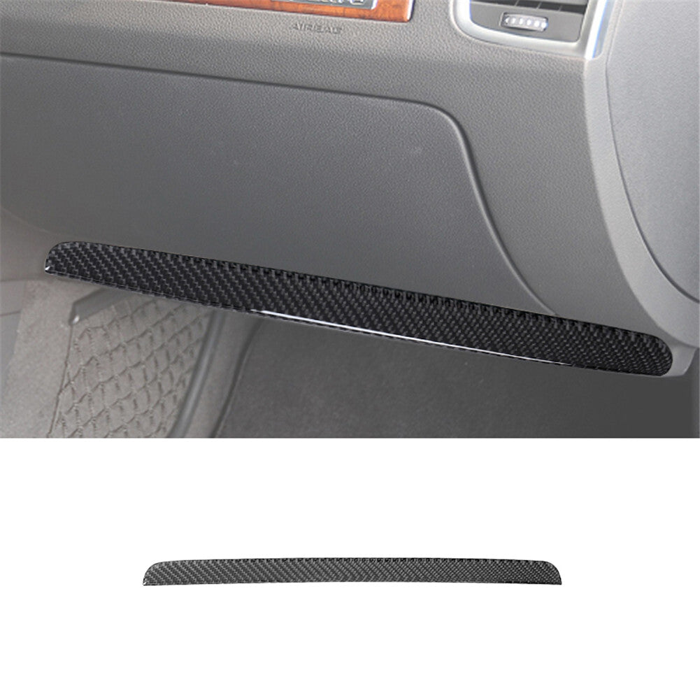 Carbon Fiber Passenger Glove Box Trim Panel for Audi Q7 2007-2015