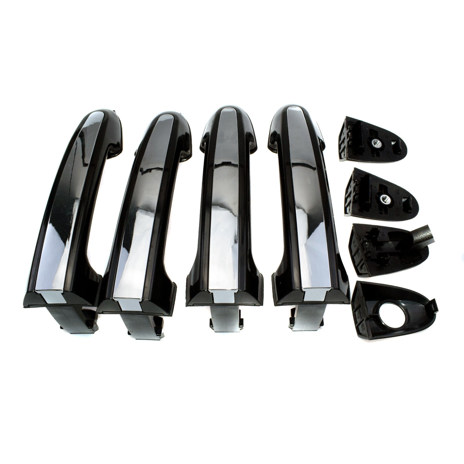 4PCS Exterior Chrome Door Handle FL RL RR for Hyundai Santa Fe 2007-2012