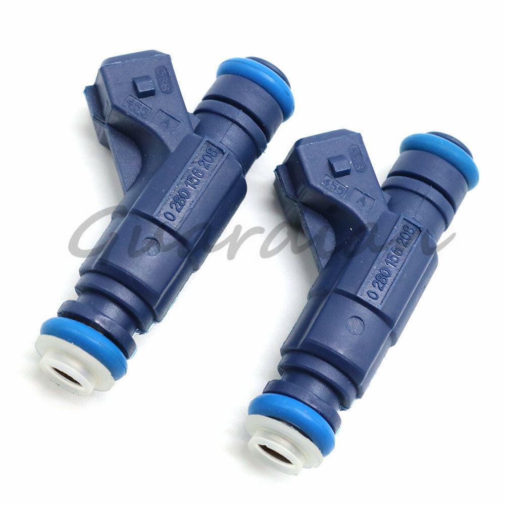 2 fuel injectors 0280156208 for Polaris RANGER XP SPORTSMAN 700/800 EFI RZR