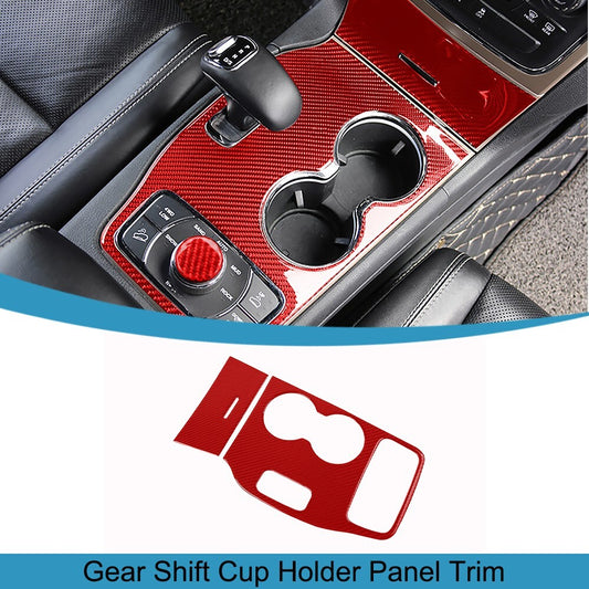 Gear Shift Water Cup Holder Panel Cover Trim for Jeep Grand Cherokee 2014 2015